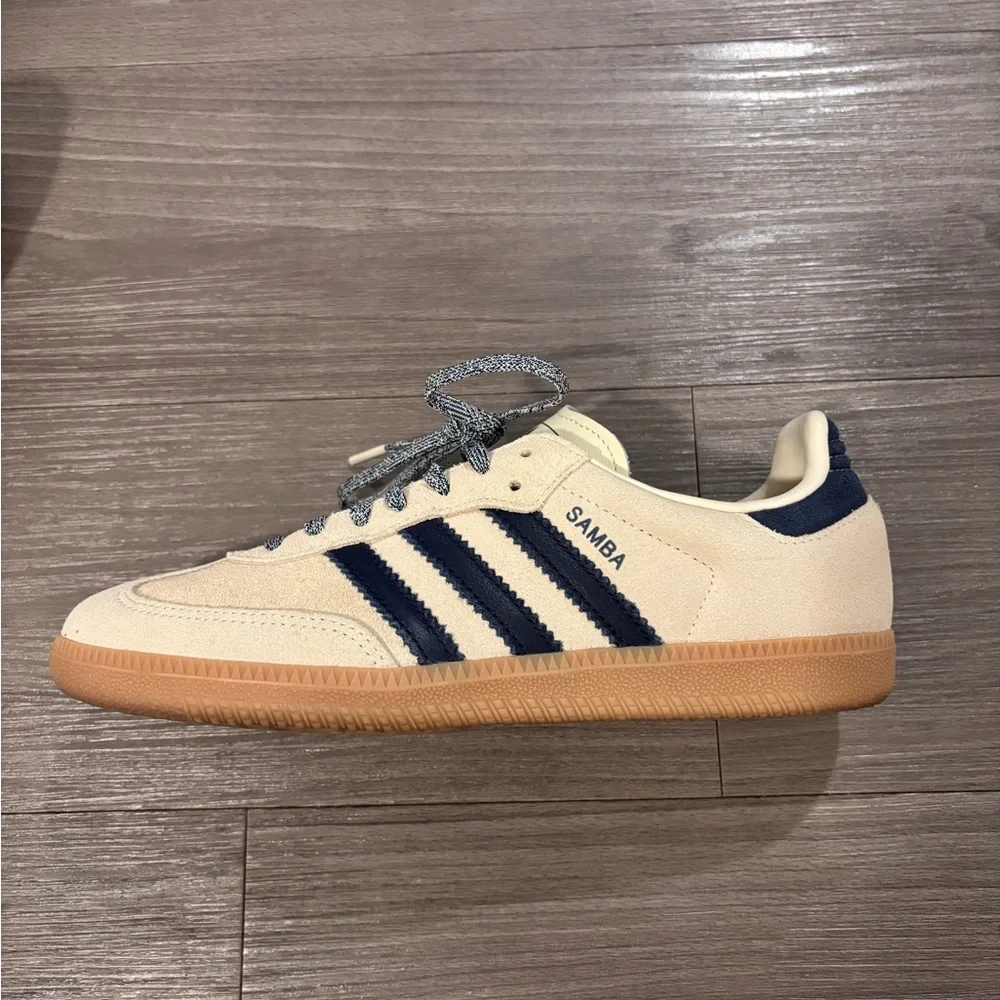 Adidas Samba OG J Vanilla Night Indigo - Picture 3 of 6